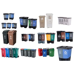 Contenedor de residuos moldeado por soplado