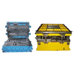 Molde de fundición con caja de núcleos de caja fría