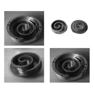 Mecanizado CNC de precisión de placas de espiral de aleación de aluminio